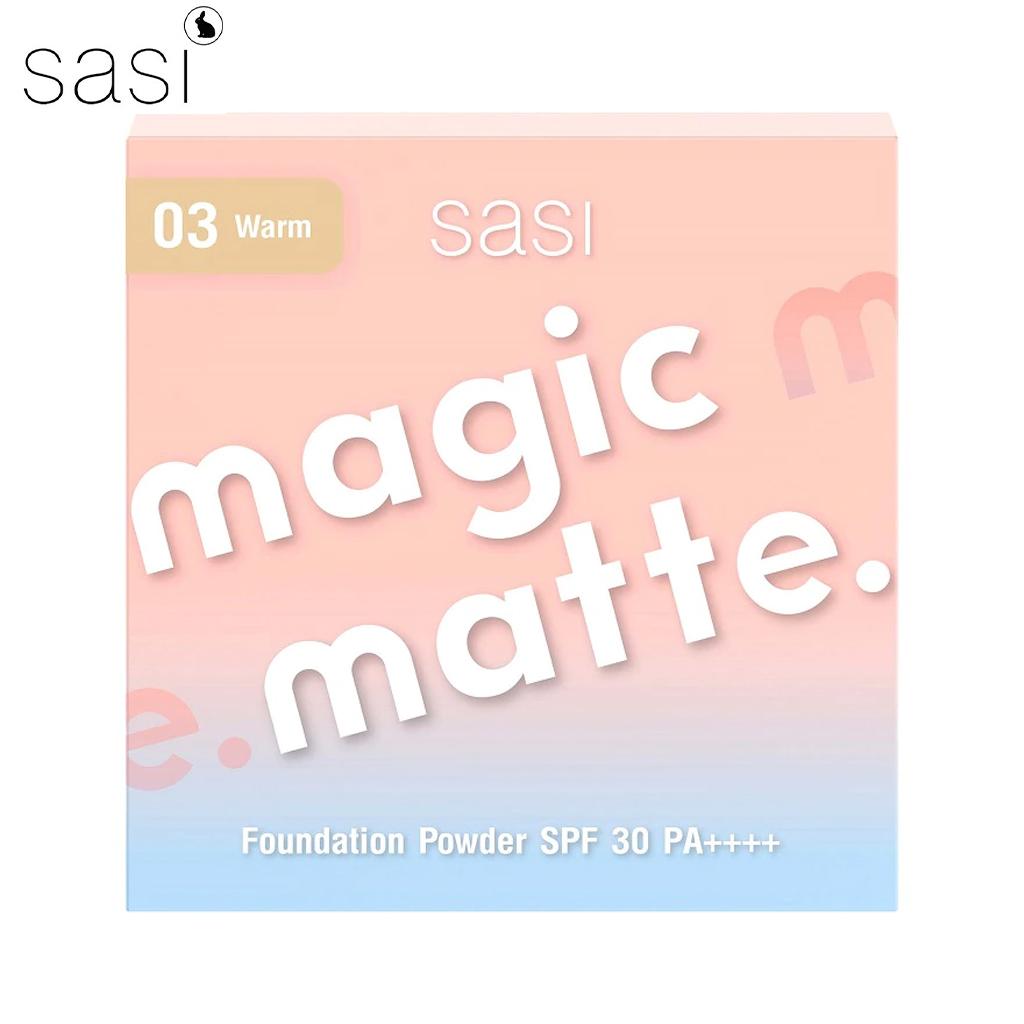 SASI Матовая тональная пудра Magic 8,5 г. нет. 01 - 03 - Тайская косметика