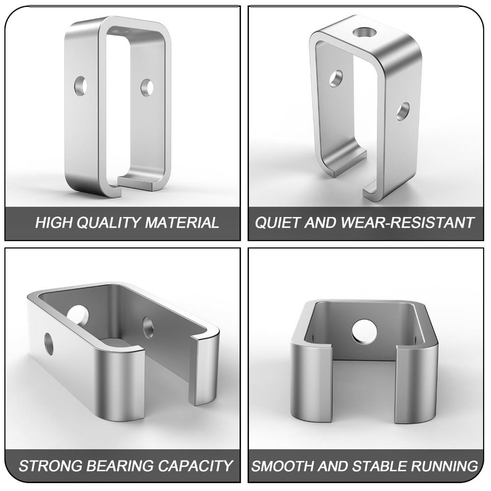 Assembly Track Hanger Silver Intermediate Support safety Track Bracket  factory