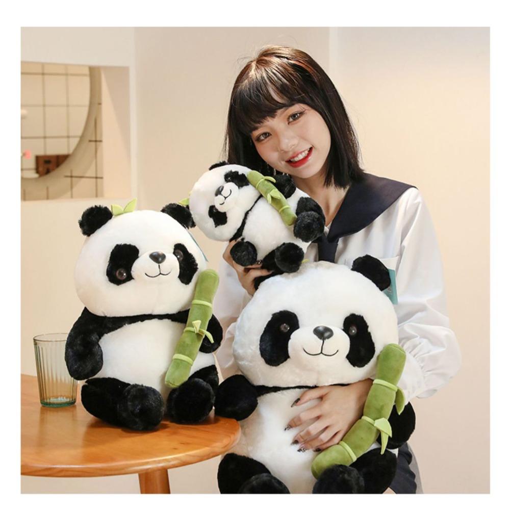 Toys Panda Animal Panda Stuffed Doll Panda Plush Pillow Soft Toy 2 In 1 Tube Panda Plush Toy