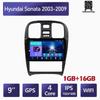 Android WIFI для Hyundai Sonata 2003-2009 с кнопкой, автомобильным радио, мультимедийным видеоплеером, 2 din, GPS Autoraido, 1 + 16 ГБ