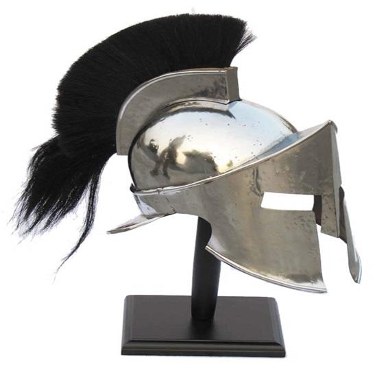 Средневековый король Леонидас, греческий спартанский шлем, римский шлем из фильма 300, черный шлейф, доспехи, костюмы для косплея, реплика, римская реконструкция, ролевая игра