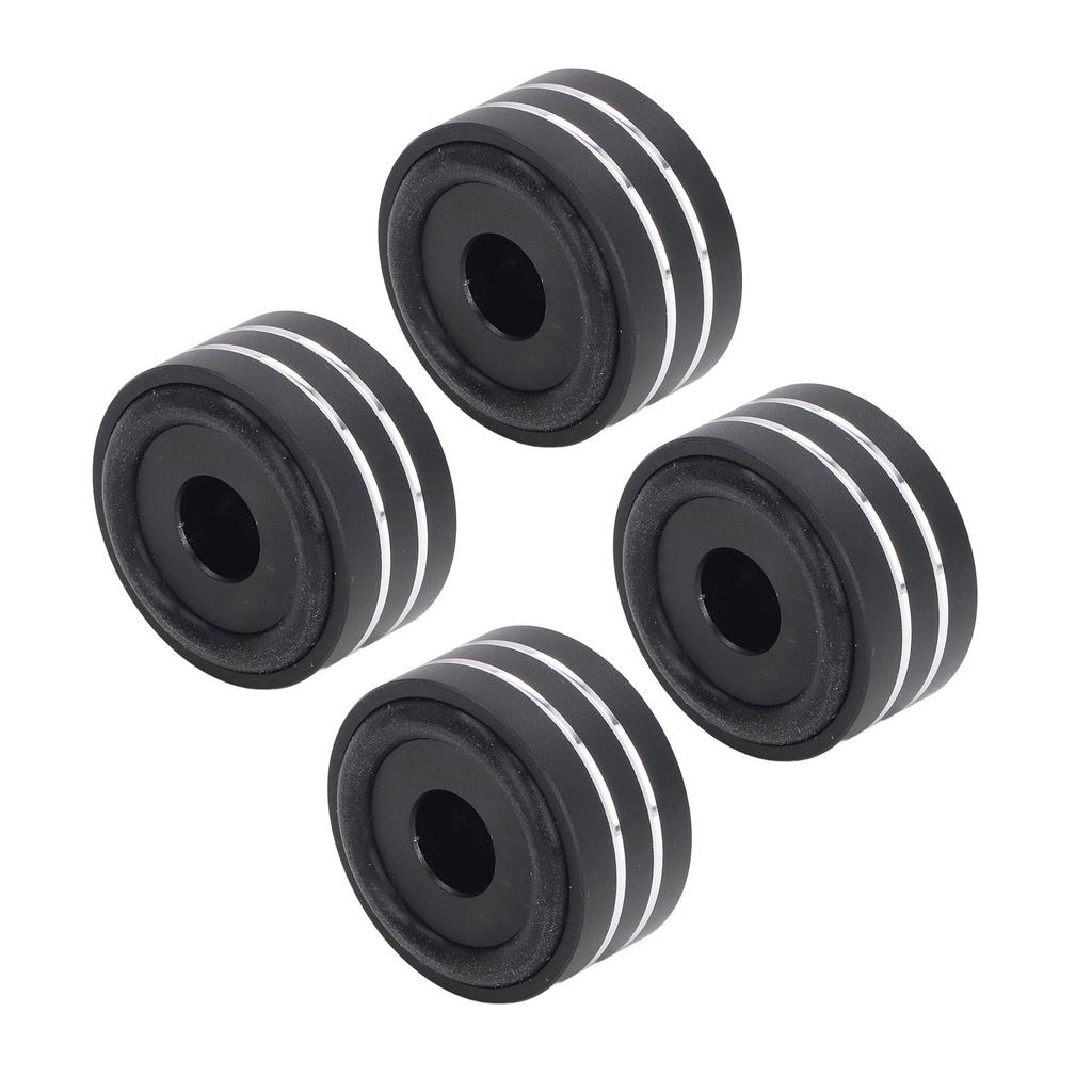 4 шт. Вибропоглощающие ножки для аппаратуры из алюминиевого сплава, противоскользящие, изоляционные ножки для оборудования