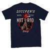 Lucifer's Hot Rod Shop Back Print Classic Unisex Crewneck T-shirt