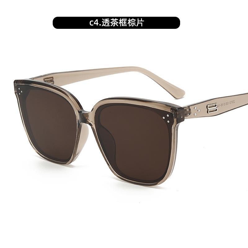 Gm Солнцезащитные очки Уличные оттенки Простые солнцезащитные очки Ретро солнцезащитный крем Защита от ультрафиолета Солнцезащитные очки Женские