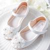 2024 Spring & Autumn Girls' Sweet Princess Leather Shoes - Soft Sole, Korean Style