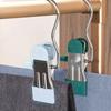 1/5/10PCS Windproof Stainless Steel Pants Clip with Hook Home Storage Rack  for Household