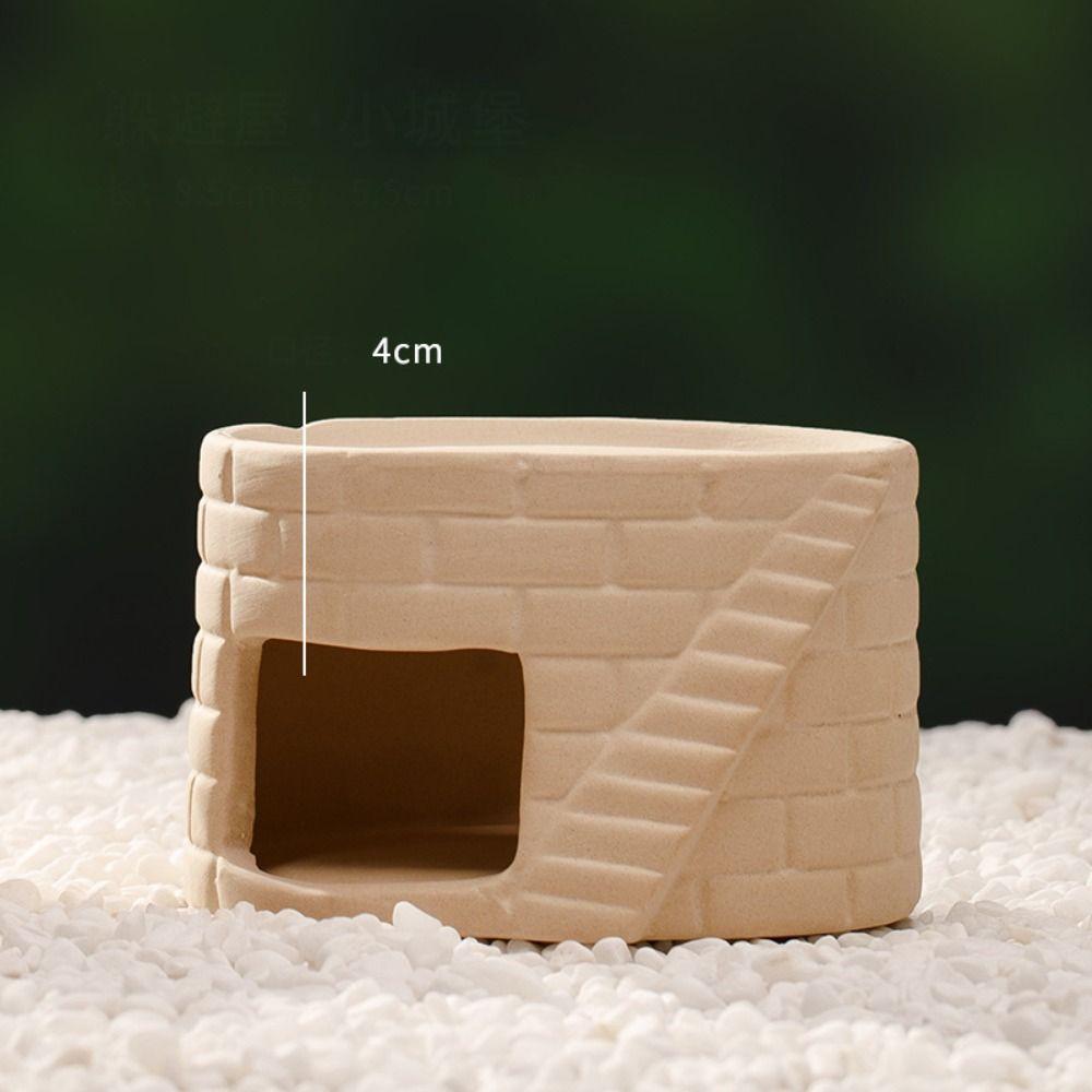 Ceramic Aquarium Shrimp Hideaway Multi-style Decorative Fish Hiding Shelter Creativity Multifunctional