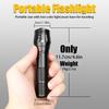 USB Rechargeable Flashlight with Dual Light Sources, White Light 395nm Ultraviolet Light Outdoor Camping Fishing Torch Lantern