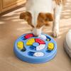Dog Puzzle Feeder Slow Feeder Bowl for Training, Small Round Sky Blue Dog Bowl Pet Supplies