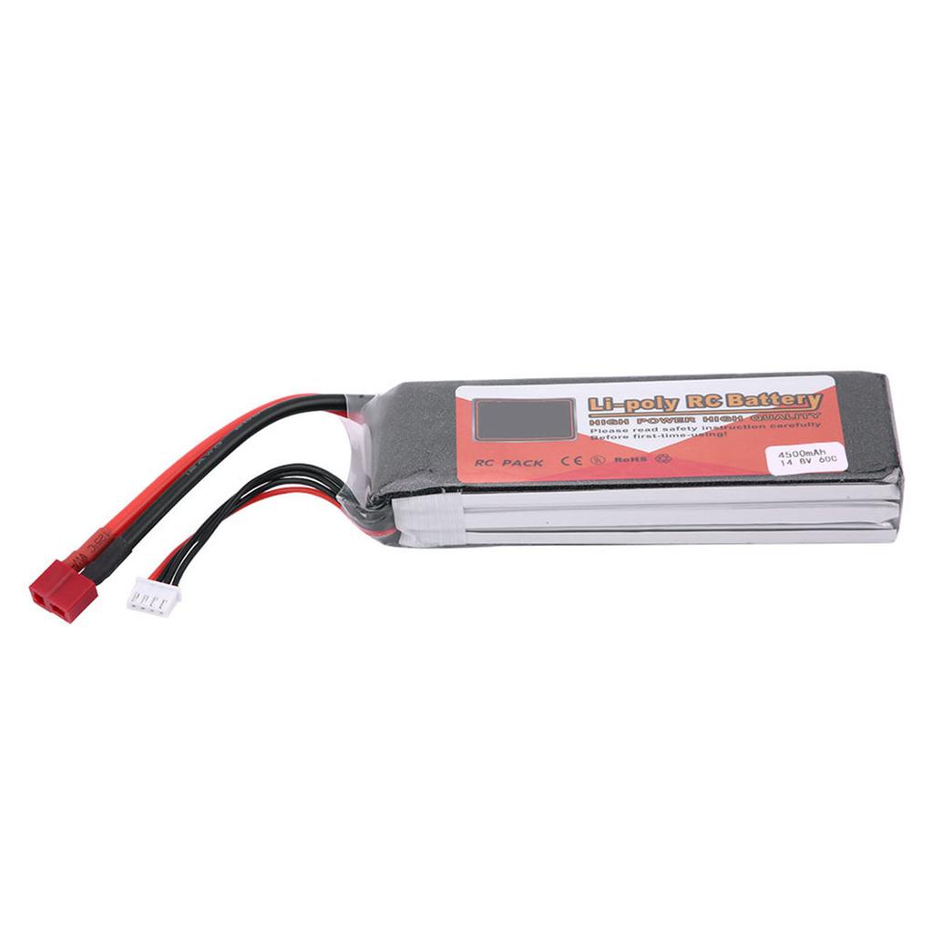 ZOP POWER 3S 14.8V 4500mAh 60C Rechargeable LiPo Battery with T Plug (4500mAh)