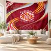 Girona FC Wall Tapestry, Soft Fabric Wall Hanging, Decorative Backdrop For Bedroom Home Wall Art
