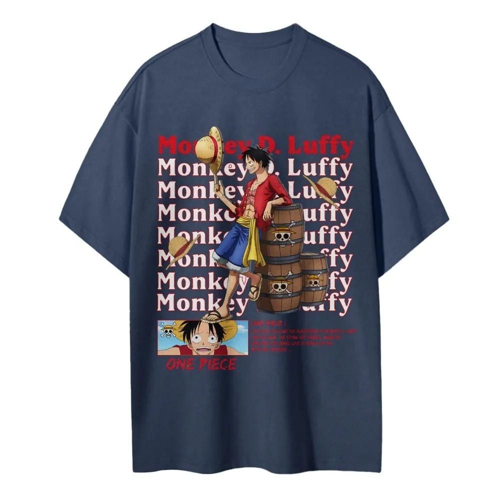 2026 One Piece Unisexs and Womens Tshirt Monkey D Luffy Anime Y2k Tee Summer and Spring New Boys Short Sleeves Parentchild