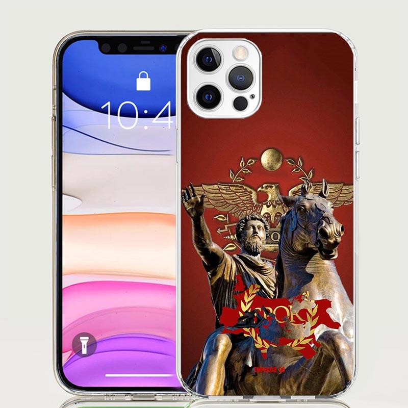 SPQR Римская Императорская Легионv Чехол для Телефона Для iPhone 17 Air 16 15 Plus 11 14 Pro Max 13 Mini 12 7 8 + SE Узор Искусство Индивидуальный Cov