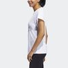 Adidas Training Sports Round Neck Short Sleeve T-Shirt Women Tops White EB4501