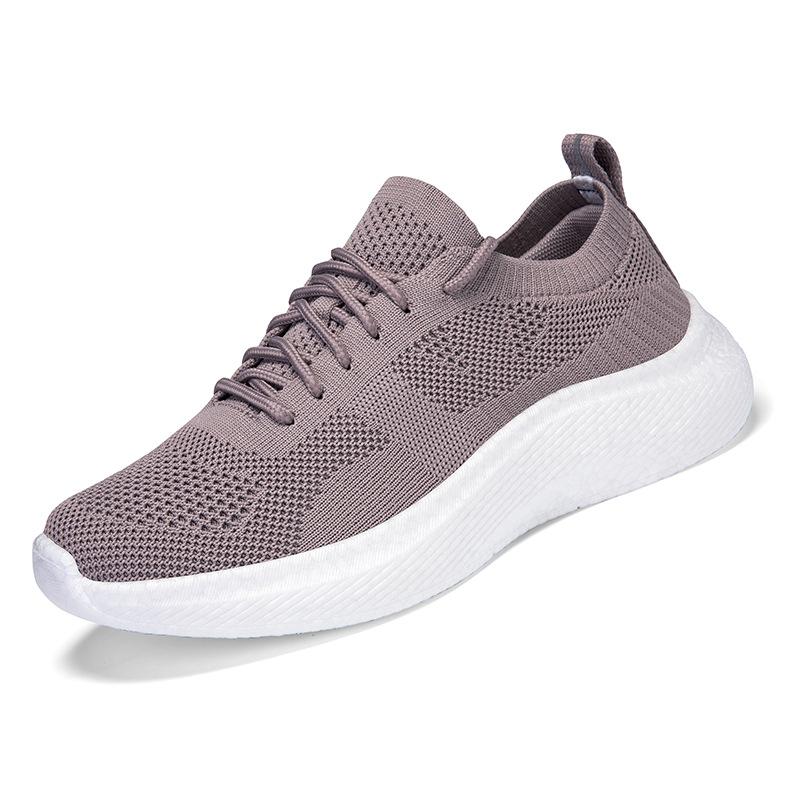 Casual Shoes Men's Shoes Spring and Autumn New Fly-woven Mesh Breathable Outdoor Lightweight Wear-resistant Versatile Couple Shoes