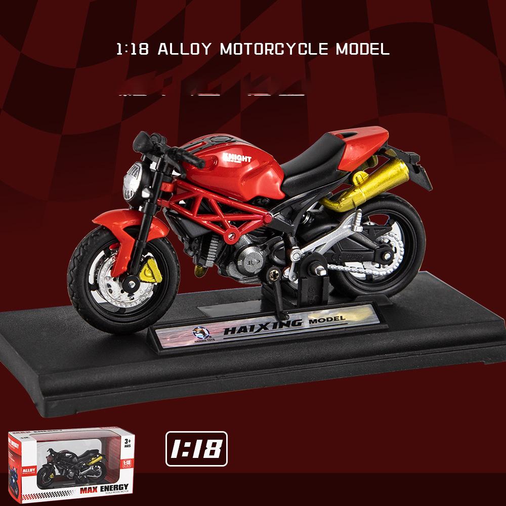 Масштаб 1/18 Monster 795, литая под давлением модель мотоцикла, игрушка для детей, Подарочная коллекция для мальчиков и девочек