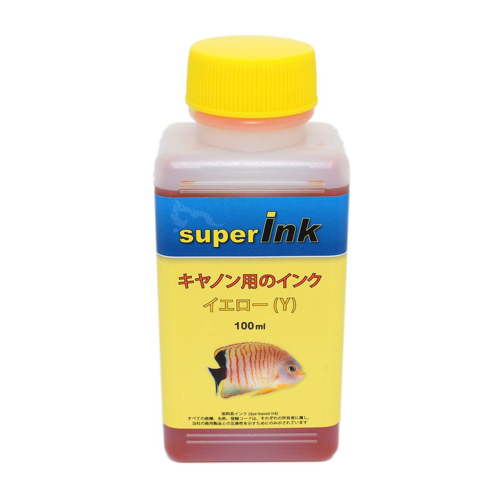 Малый набор для Canon Совместимые чернила для заправки со всеми superInk 1 x 100 мл 3 x 100 мл 4 набора Пара перчаток Шприц 10 мл с иглой (S) (CANON) (Пигмент + Краситель)