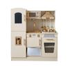 Деревянная Игровая Кухня Ahorra Espacio Игрушка с Холодильником Интерактивная