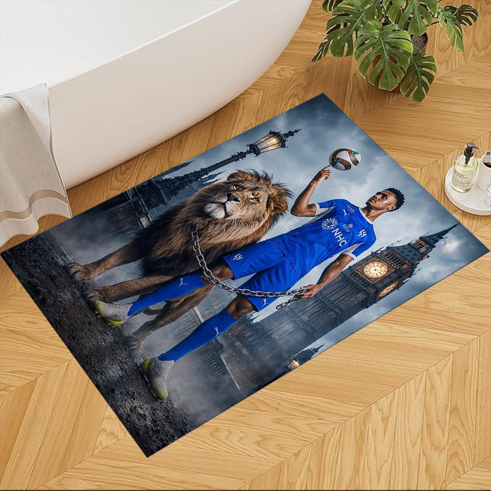 Chelsea Fc Football Player Floor Mat Perfect for Game Room Kitchen Bedrooms Dining Room Anti-slip Rug Office home decor Birthday/Christmas Gift