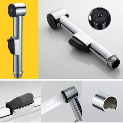 Ручной DIY Ванная комната Душ Туалет Биде Распылитель Очиститель Головка Крючок Держатель Водяной Шланг Чистка Смесителя Одиночный Пистолет-распылитель Чистая Насадка Переключатель Инструмента