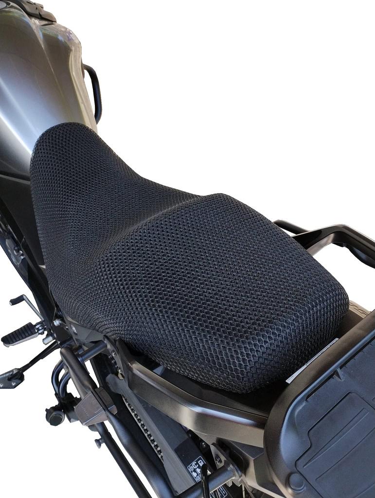 Чехол на сиденье мотоцикла CustomGEAR для Air 3D сотовой структуры, высокой эластичности, снимает давление на ягодицы V-Strom 650, сетчатый, дышащий, летний, подушка, полиэстер,