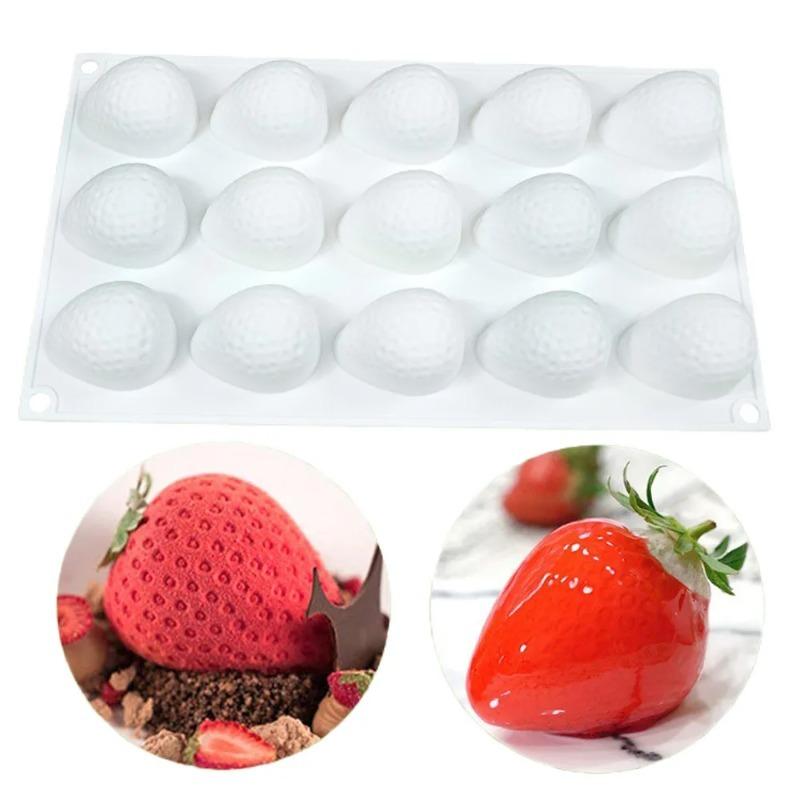 Versatile Silicone Baking Molds for Raspberry Mousse Desserts and Fruit Cake Decorations Reusable Kitchen Tools for Home Bakers