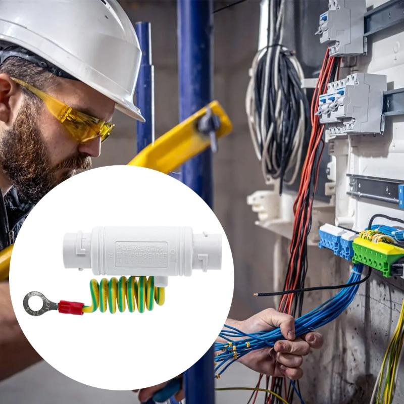 Сетевой грозозащита Gigabit PoE, Защита от перенапряжения для Gigabit-сетей RJ45, Уличная водонепроницаемая, Стабильное соединение