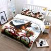 "Playful pup's cheerful ride" Bedding sets Duvet covers Pillowcases(1* Duvet Cover 2* Pillowcases without duvet insert)