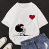 Mafalda Kawaii Graphic Print T-shirt Women Harajuku Aesthetic Pink Tops Y2k Casual Tshirt 2026 Newest Summer Fashion Female T Shirt