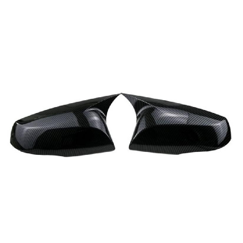 Carbon Fiber Ox Horn Rearview Mirror Lid Cover Trim For 20-22 Toyota Highlander