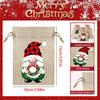 Christmas Candy Bags 12 Pieces Gnome Drawstring Home Decor Christmas Advent Bags for Halloween Thanksgiving Home Holiday New