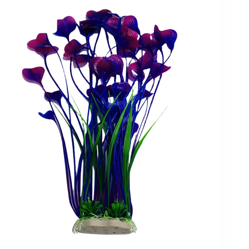 Realistic Artificial Aquarium Plants Including Spiral Kelp and Water Lotus to Enhance For Fish Tank Visual Appeal