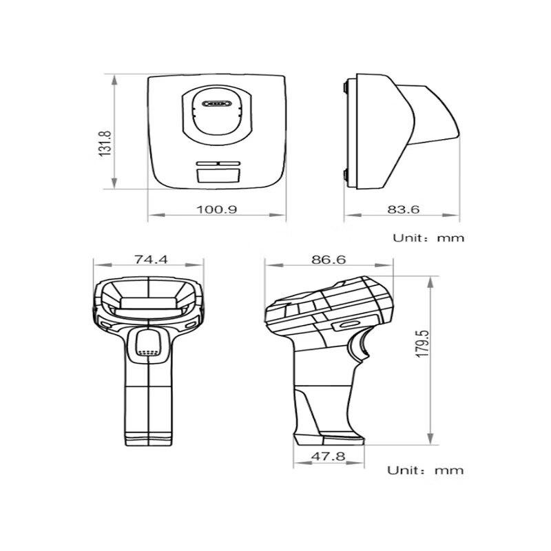 Hikvision Industrial Wireless Handheld Barcode Scanner