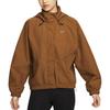 Nike Storm-Fit Swift Solid Outdoor Casual Lightweight Zip-Up Hooded Running Jacket Women Jackets Light-British-Brown Black FB7493-281