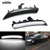 Gtinthebox Smoked Lens Amber/ White Full LED Car Front Side Marker Turn Signal Lights/ Parking Lights For 2015-2017 Chrysler 200