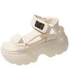 Fashion Sports Sandals for Women 2024 Summer New Design Thick Soles Increase 8.5cm High Heel Casual Sandals Women Platform Shoes