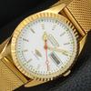 VINTAGE CITIZEN AUTOMATIC 8200 REFURBISHED JAPAN MENS WHITE DIAL WATCH a446778-1