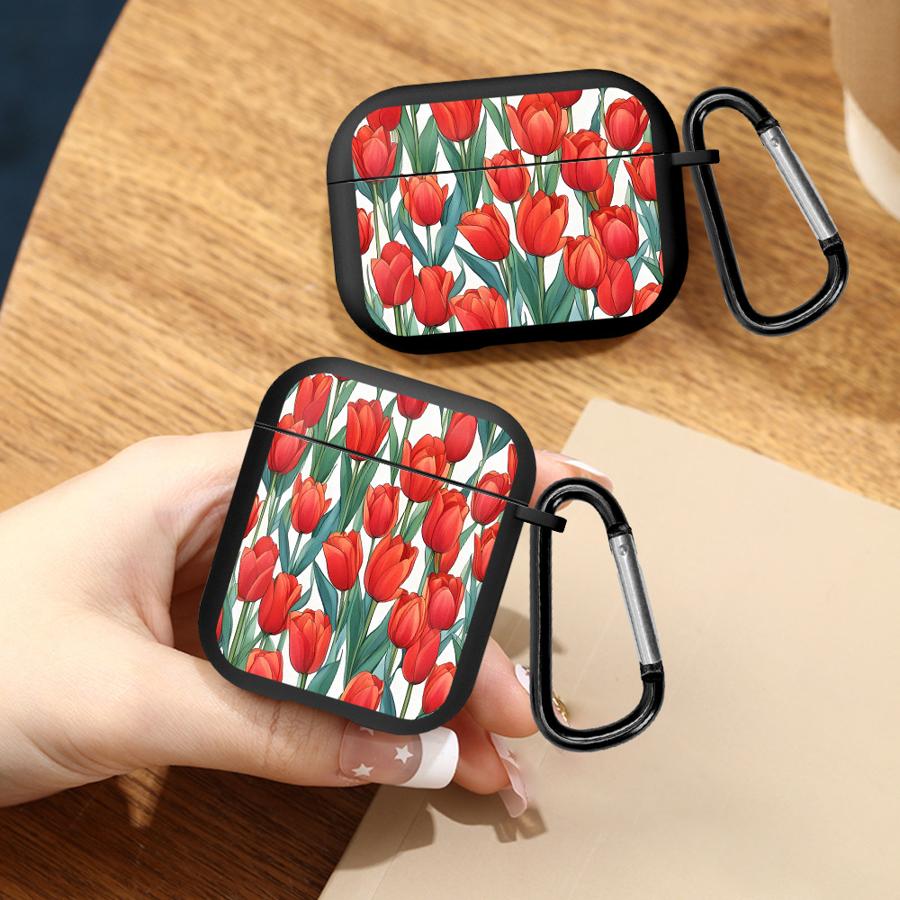 Case For Airpods 4 2 Pro2 Pro3 1 Pro 3 Earphone Cases Cover Sunflower Tulip