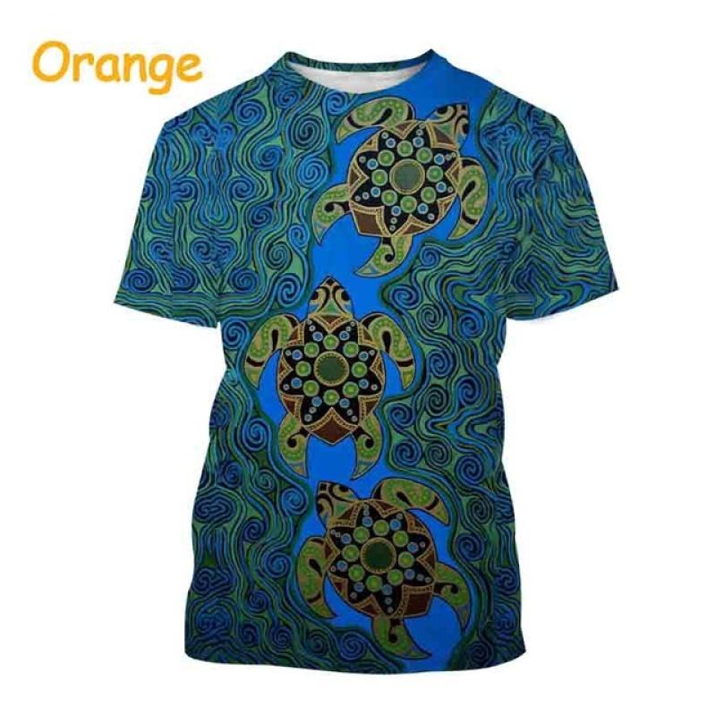 Футболка с 3D принтом аборигенов Австралии Naidoc Week Animal Art Flag, повседневная футболка в стиле Харадзюку с круглым вырезом