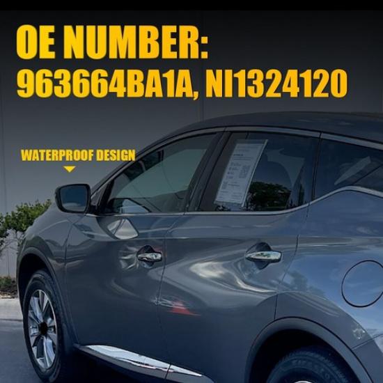 Left Side Door Mirror Glass Heated W Plate For Nissan 15-24 Murano14-20 Rogue