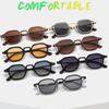 Y2K Punk Shades Metal Frame Driving Sun Glasses Fashion Small Square Sunglasses  for Women & Men