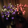 Fantasee LED Rose Tree USB Powered Artificial Rose Flower Light for Home and Day Decorations Black Trunk 24 Lamp, Weddings, Parties, Birthdays,
