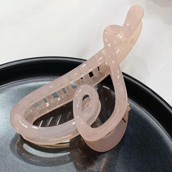 Женская заколка для волос Полый дизайн в форме сердца Нескользящая Прочный захват Заколки для волос Задняя часть головы Зажимы для волос для душа День Святого Валентина Аксессуары для волос