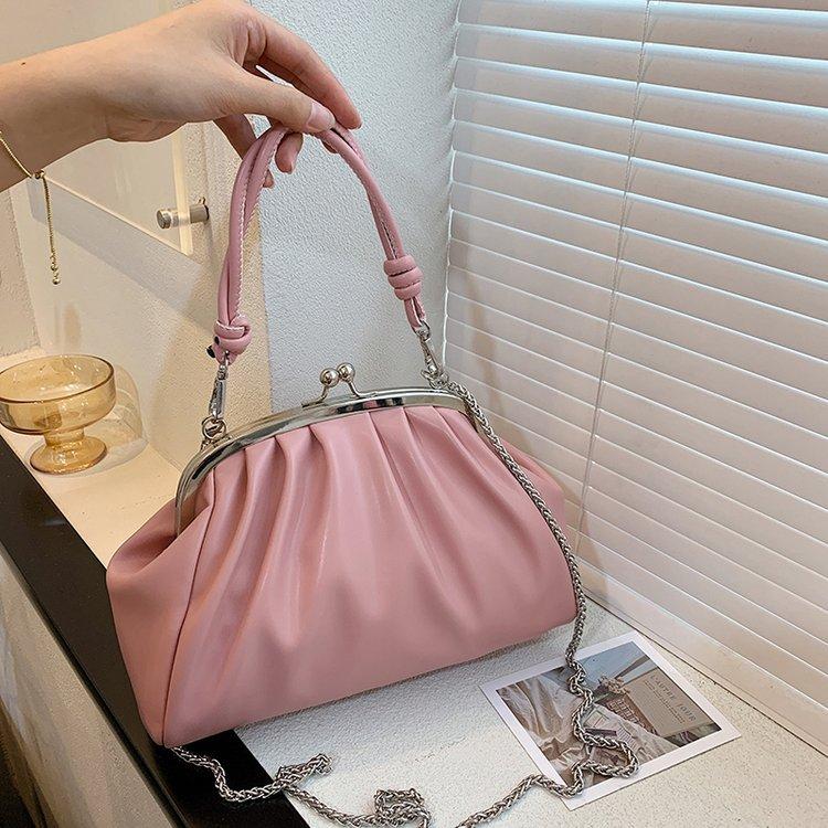 2025 новая модная маленькая сумка, женская сумка, летняя уличная сумка-мессенджер, нишевая цепочка, на одно плечо, подмышку, сумка-облако