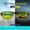 Мужские фотохромные поляризационные солнцезащитные очки: Двойное использование для вождения и рыбалки с дневным и ночным видением