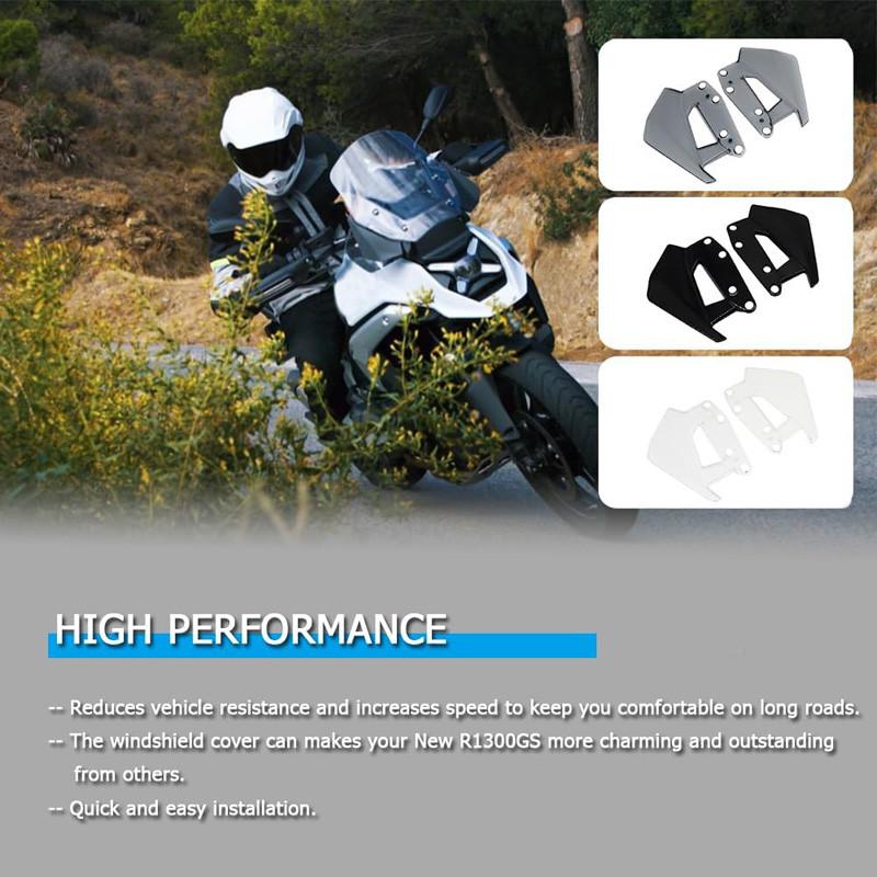 1 Pair ABS Windshield Windscreen Side Panel Deflector Fit for BMW R1300GS Motorcycle Accessories