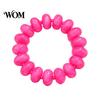 Wrist Jewelry Bead Bracelet for Women, Colorful Acrylic Beads Elastic Adjustable Stretch Bracelet, Boho Summer Beach Vacation Ladies
