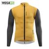 WOSAWE Мужская велосипедная майка с длинными рукавами, светоотражающая удобная одежда для велоспорта, быстросохнущая рубашка для горного велосипеда, дорожного велосипеда