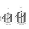 304 Stainless Steel Bar Insulated Ice Bucket 3.0/1.3 L Bar Drink Cooler  Pub
