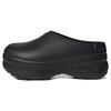 Adidas Originals AdiFOM Stan Smith Mule Rubber Sole Abrasion Resistant Closed Toe Slippers Women's Black Pink IE4626(TeamJ-)